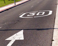 En marcha más medidas para mejorar la seguridad vial en Sarriguren