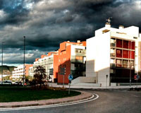 La primera tormenta del mes provoca varios apagones eléctricos en Sarriguren