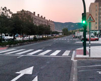 Hoy se instala el primer reductor de velocidad en la segunda fase de Sarriguren