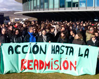 Trabajadores de Gamesa dejan la huelga durante tres días para negociar con la empresa