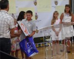 Recepción oficial en Sarriguren a los niños ucranianos en acogida