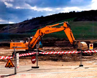 Se inicia la construcción del nuevo Lidl en la entrada de Sarriguren