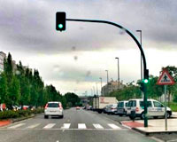 Se colocarán cámaras en Sarriguren para saber si se respetan los semáforos