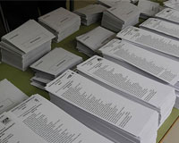 Listado de componentes de las mesas electorales en Sarriguren para las próximas elecciones generales de 2015