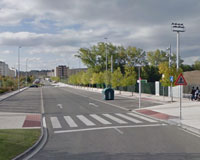 Cortes en la circulación en la avenida de la Unión Europea de Sarriguren