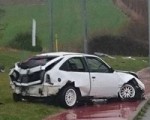 Un vecino de Sarriguren en la UCI tras chocar contra una farola cerca de Gamesa