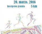 La II Carrera Solidaria de Sarriguren se celebrará el 20 de marzo