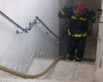 Incendio en un garaje de Sarriguren provocado por una moto