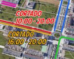 Estas son las calles de Sarriguren que se cortarán durante la celebración de la Vuelta al País Vasco